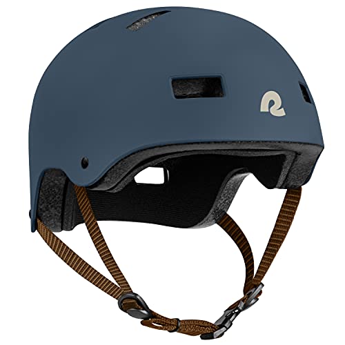 Retrospec Dakota Matte Navy helmet side view