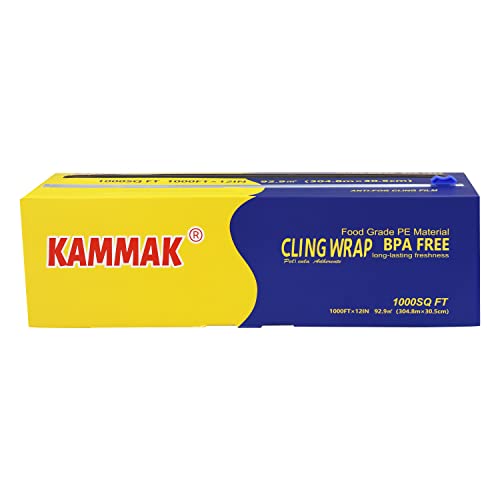 KAMMAK plastic wrap box with slide cutter