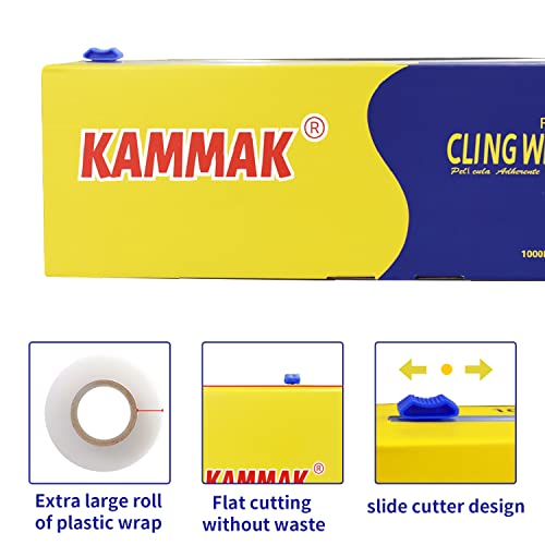 Slide cutter detail for KAMMAK food wrap