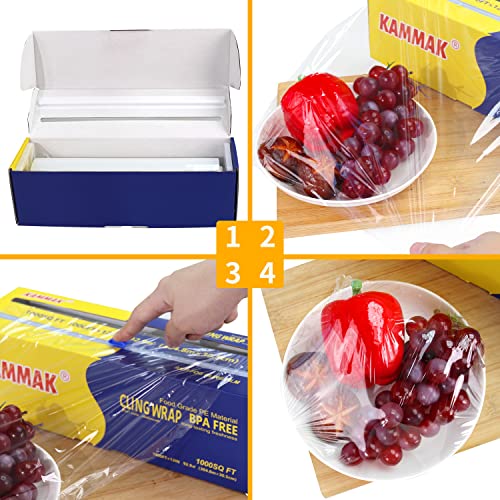 KAMMAK film covering a variety of food containers