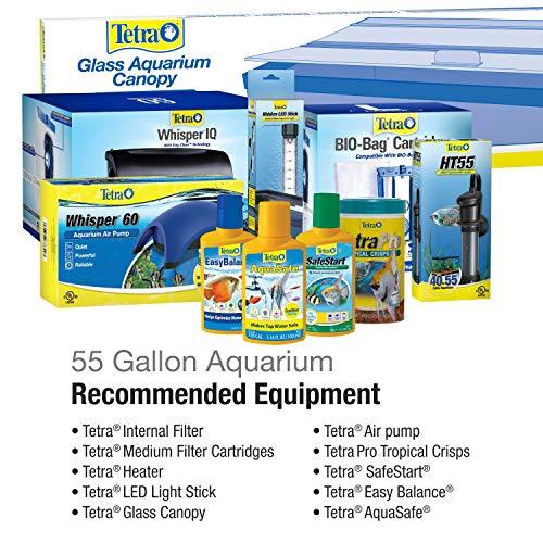 Tetra 55 Gallon Glass Aquarium glass construction