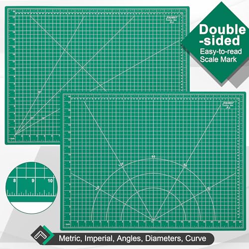 Close up of grid lines on Idemeet cutting mat