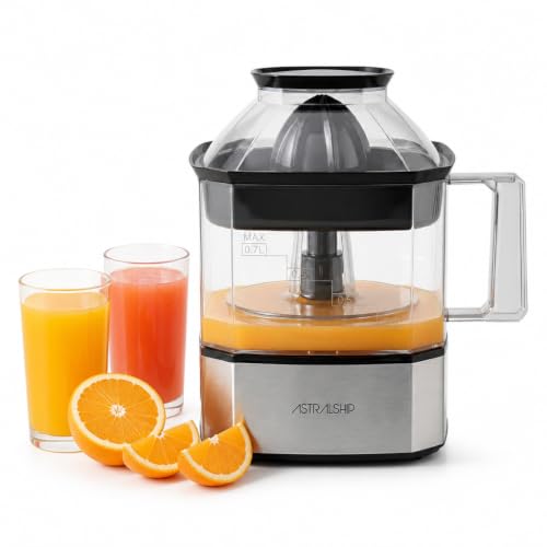 Astralship Electric Citrus Juicer ASCJ-01S Stainless Steel Silver main unit