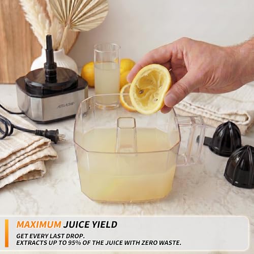 Astralship Electric Citrus Juicer ASCJ-01S pressure-activated juicing mechanism