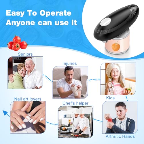 One-button can opener