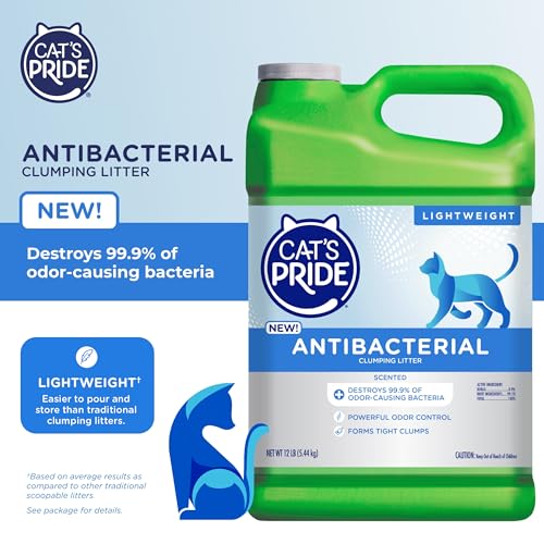 Cat's Pride 12lb litter jug branding detail