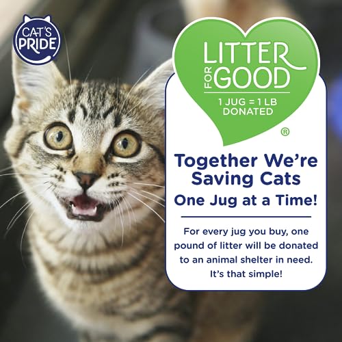 Side profile of the Cat's Pride lightweight litter jug