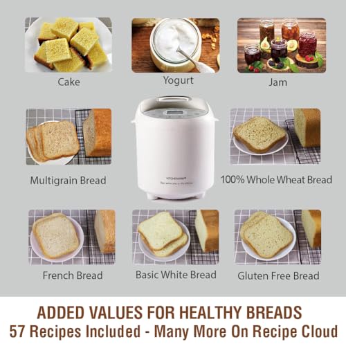Bread machine accessories and recipe book