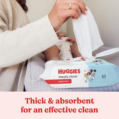 Back view of Huggies Simply Clean ingredient label