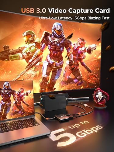 Acer OCB5B0 Capture Card HDMI input and loop-out ports