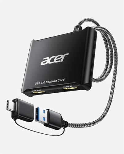 Acer OCB5B0 capture card packaging and accessories