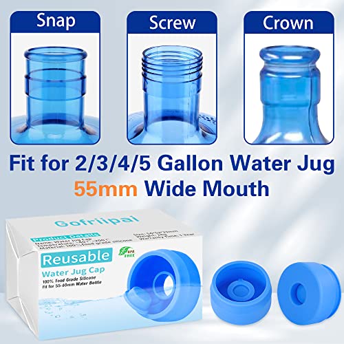 Reusable 5 gallon water bottle lid