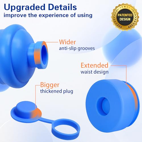 Gofriipai silicone cap with anti-drop feature