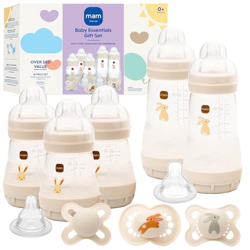 MAM Easy Start Anti-Colic 10-piece gift set in Cotton