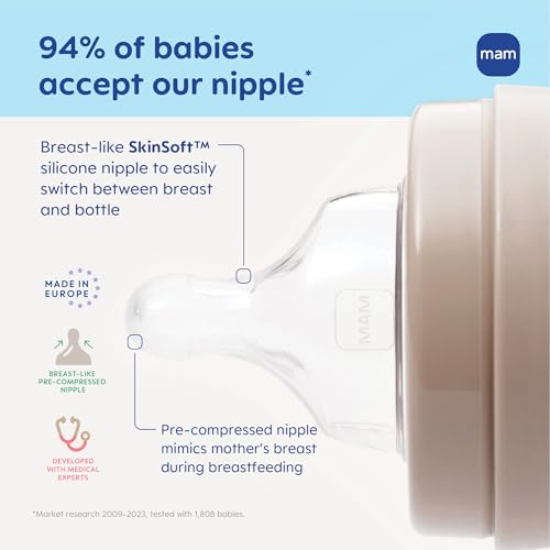 Three MAM Original pacifiers for newborns