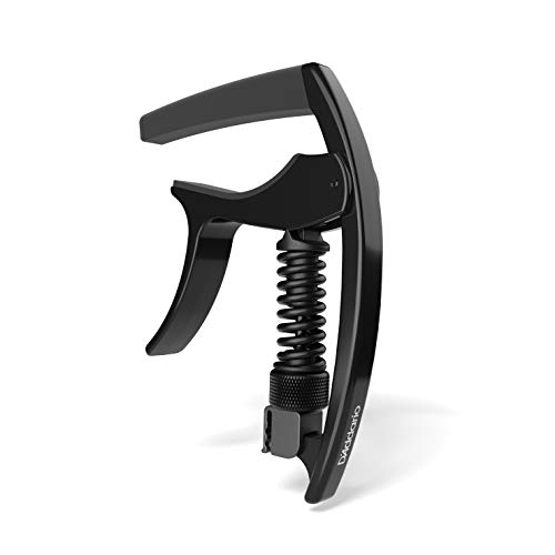 D'Addario NS Tri-Action Guitar Capo black finish