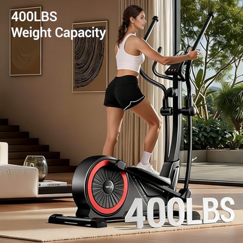 Magnetic elliptical machine display