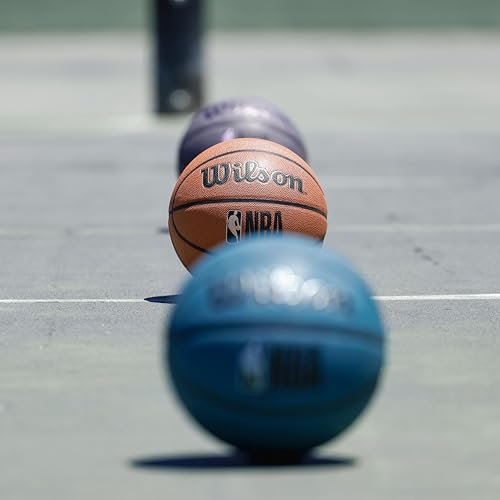 View of the deeper channels on the basketball