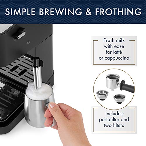 De'Longhi Stilosa compact design on counter