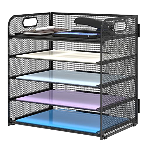 SUPEASY 5-Tier Paper Organizer front view