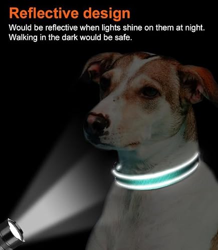 Reflective threads on Joytale dog collar