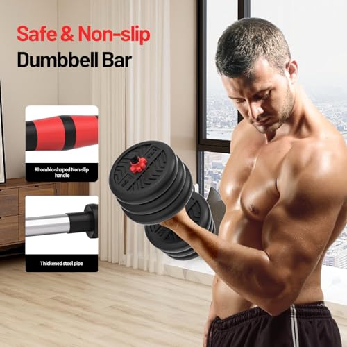 TOTOZAKUL dumbbell plates and safety nuts