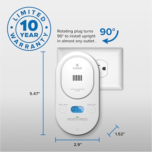 Kidde CO alarm with LED indicators
