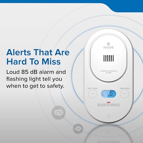 Kidde carbon monoxide detector white finish
