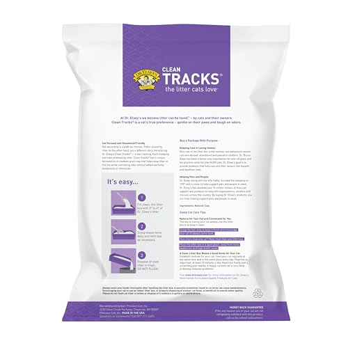 Dr. Elsey's Clean Tracks front label