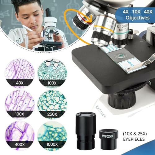 AmScope Monocular Microscope Viewing Head