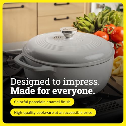 Lodge enamel cookware Oyster White color