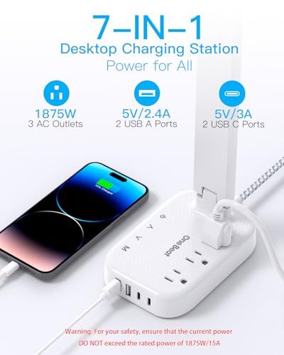 One Beat lamp with USB ports visible