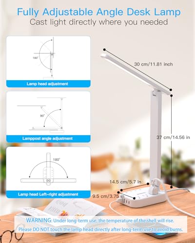 Folded lamp for space saving