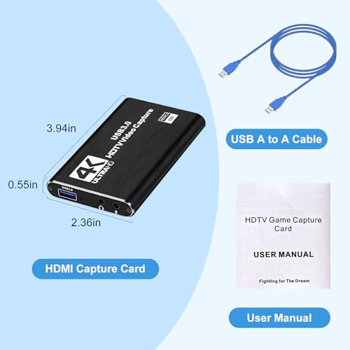 Generic capture card setup for gaming console