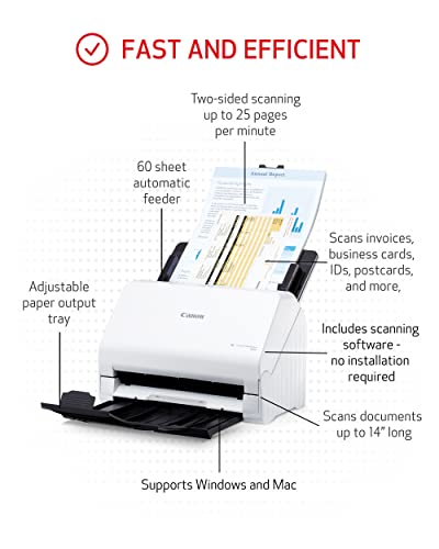 Canon R30 front view with document tray