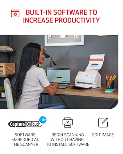 Canon R30 scanning a business card