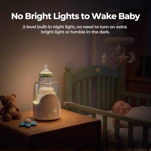Momcozy NightPro night light feature activated