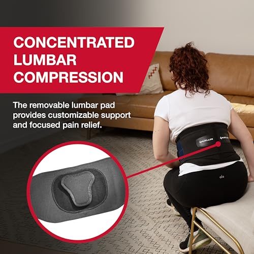 MUELLER Sports Medicine Adjustable Lumbar Back Brace lumbar pad