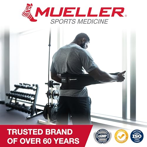 MUELLER Sports Medicine Adjustable Lumbar Back Brace packaging