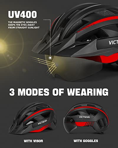 VICTGOAL VA112 helmet with LED light