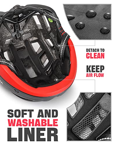 VICTGOAL helmet with goggles attached