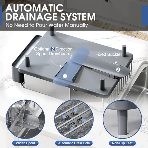 Full modular dish rack assembly layout