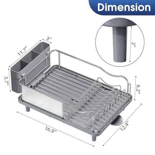 Top down view of drying rack plate slots