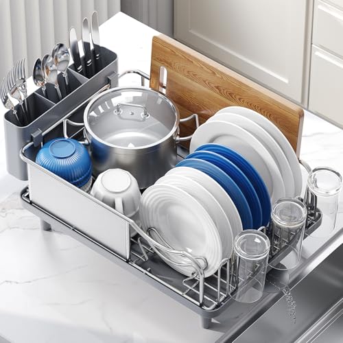Urackify dish rack in a kitchen setting