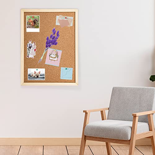 Side profile showing the 0.51 inch thickness of the cork board