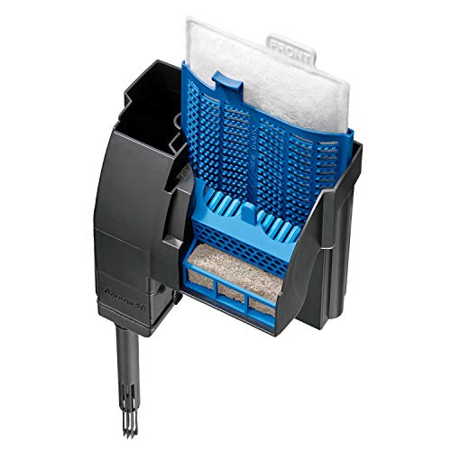 Detail of Aqueon filter cartridge orientation tab