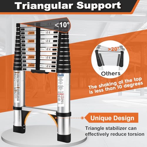 SocTone ladder with triangle stabilizers