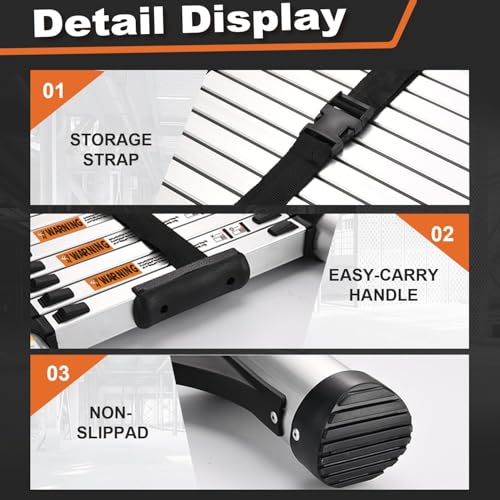 Portable SocTone retractable ladder