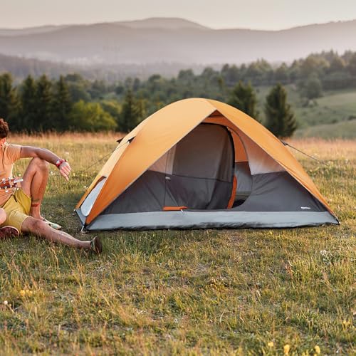 Basics Dome tent side view