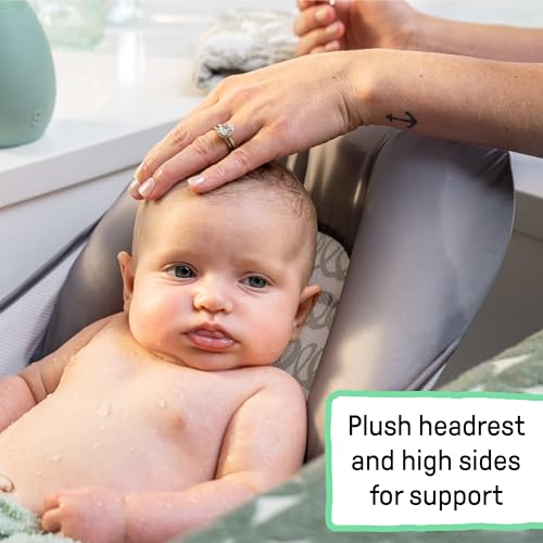 Side profile of Ingenuity baby bather